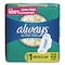 Always Ultra Thin Pads with Wings, Size 1, Regular Absorbency, 264PK 03339 - alternate 1