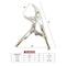 Superior Steel 5 Inch, 7 Inch & 10 Inch Vise Grip Curved Jaw & Nose Locking Plier Set PL5710S - alternate 3