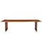 Homeroots 72" Brown Solid Wood Double Pedestal Base Dining Table 521851 - alternate 3