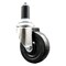 Service Caster 4 Inch 316SS Hard Rubber Wheel Swivel 1-3/8 Inch Expanding Stem Caster SCC SCC-SS316EX20S414-HRS-138 - alternate 1