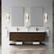 James Martin Vanities Allamari 72" Double Vanity, Sable w/ Single Hole 3 CM White Zeus Silestone Top D640-V72-SBL-3WZ - alternate 7