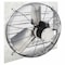 Dayton Shutter Mount Exhaust Fan, 24 in Blade, 1 Speed, 4479 CFM, 115V, 7.42 Sones, Aluminum 484X47 - alternate 2