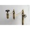 Kingston Brass Deck Mount Pot Filler Faucet with Knurled Handle, Antique Brass KS3703RKX - alternate 5