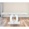 Homeroots 71" White Marble Pedestal Base Dining Table 383826 - alternate 3