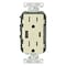 Leviton USBReceptacle, 15A, 1/2hp, Ivory, Thrmplstc T5633-I - alternate 1