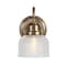Jonathan Y Virginia 5.75" 1-Light Metal/Glass LED Vanity Light, Brass Gold JYL7407B - alternate 1