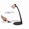 Black & Decker Modern LED Desk Lamp, Black/Rose Gold VLED1814-BD - alternate 9