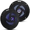 Pyle Pyle Marine Waterproof Speakers 6.5 in - Slim Style, LED Lights, 240 Watt Power, 1 Pair PLMRS63BL - alternate 1