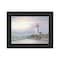 Homeroots Lighthouse at Sunset Black Framed Print Wall Art 529940 - alternate 1