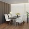Leisuremod Spruce Collection Modern Wooden Dining Chair in Beige Velvet, 2PK SC24BGF2 - alternate 7