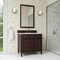 James Martin Vanities Brittany 36" Single Vanity, Burnished Mahogany, w/ 3 CM Siberian Silestone Top 650-V36-BNM-3SFR - alternate 5