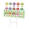 Signmission 15 Snowcone Yard Sign & Stake outdoor plastic coroplast window, C-DC-1824-15 Snowcone C-DC-1824-15 Snowcone - alternate 1