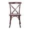 Flash Furniture Advantage Walnut X-Back Chair X-BACK-W - alternate 12