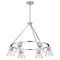 Nuvo Gianna, 6 Light Chandelier, Brushed Nickel Finish, Clear Glass 60/8335 - alternate 7