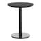 Flash Furniture Commercial 24" Black Faux Marble HPL Tabletop with Black Table Height RD Base ST-RD24-BKMAR-TR18-GG - alternate 8