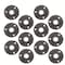 Ironwerks Designs 1/2" Black Malleable Cast Iron Floor Flange, 8PK flanges_4_12_8 - alternate 1