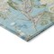 Homeroots 10' X 14' Teal Blue Olive Green And Beige Botanical Leaves Washable Indoor Outdoor Area Rug 618417 - alternate 6