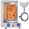Vevor Stainless Steel Gas Shawarma Grill Machine Vertical Gyro Rotisserie Doner ZH-9211R - alternate 1