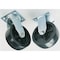 Greenlee Caster Set, Rubber, 10-1/4" W, Silver 603 - alternate 1