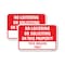 Signmission No Loitering Or Soliciting On This Property This M 2, 12'' X 18'' 2 Signs, Heavy Gauge Aluminum, 2PK A-1218-2PACK-25072 - alternate 1