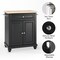 Crosley Cambridge Wood Top Portable Kitchen Island/Cart KF30021DBK - alternate 8