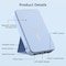 Alpha Digital Magnet Power Bank- 10,000mAh, Wireless Charge, Phone Stand -Blue ZL014-BL - alternate 5