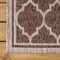 Jonathan Y Trebol Moroccan Trellis Textured Weave Espresso/Taupe 3 ft Square Indoor/Outdoor Area Rug SMB109B-3SQ - alternate 5