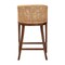 Bali & Pari Lumajang Bohemian Light Honey Rattan and Wood Bar Stool 251-13762-ZORO - alternate 8