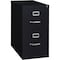 Lorell 15" W Lorell Metal Vertical File, Black LLR60653 - alternate 1