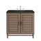 James Martin Vanities Portland 36" Single Vanity, Whitewashed Walnut, w/ 3 CM Phantome Eclos Top 620-V36-WW-3PHT - alternate 1