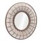 Homeroots 32" Brown Round Accent Mirror 524079 - alternate 7