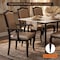 Leisuremod Madera Open Back Leather Dining Side Chair, Fully Assembled MCAWNR-18CP - alternate 7