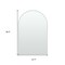 Homeroots 39" Silver Arch Metal Framed Bathroom Vanity Mirror 562895 - alternate 4