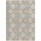 Homeroots 8' X 10' Taupe Beige And Khaki Floral Medallion Washable Indoor Outdoor Area Rug 614638 - alternate 9