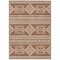 Homeroots 8' X 10' Orange And Ivory Southwestern Washable Indoor Outdoor Area Rug 593711 - alternate 7