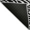 Homeroots 8' X 10' Black And Ivory Abstract Washable Indoor Outdoor Area Rug 598953 - alternate 6