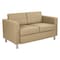 Office Star Products Pacific Love Seat, Buff PAC52-R104 - alternate 1