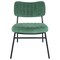 Leisuremod Marilane Velvet Accent Chair with Metal Frame, Turquoise, 2PK MA29BU2 - alternate 4