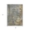 Homeroots 3' X 5' Taupe Gray And Beige Abstract Washable Indoor Outdoor Area Rug 618244 - alternate 6