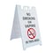 Signmission No Smoking Or Vaping In This Area, A-Frame & 2 Decals Installed, Heavy-Duty Plastic Frame SBHD-D-2436-NoSmokingOrVapingInThisArea - alternate 1