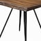Homeroots 24" Black And Wood Brown Solid Wood End Table 524163 - alternate 3