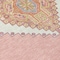 Homeroots 8' Pink Green And Ivory Round Oriental Washable Indoor Outdoor Area Rug 598438 - alternate 4