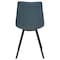 Leisuremod Markley Modern Leather Dining Chair with Metal Legs, Peacock Blue, 2PK MC18BU2 - alternate 6