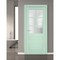 Sartodoors Interior Solid French Door Frosted Glass 24x80 Solid Core Modern Interior VEREGIO7339ID-OLI-24 - alternate 5
