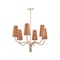 Hudson Valley Lighting Atwood 6 Light Chandelier in Aged Brass Finish 1630-AGB - alternate 1