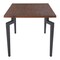 Homeroots 71" Brown and Black Wood and Steel Dining Table 564986 - alternate 1