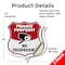 Signmission Private Property Shield Sign No Trespass, 4 inch X 4 inch, Vinyl Decal, 2PK SHI-D-2PACK-4-448 - alternate 5