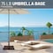 Us Weight 75 LB Flat Brown Steel Stand-Alone Patio Umbrella Base FUB75BRZ - alternate 3