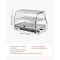 Vevor 2-Tier Commercial Food Warmer Display Pizza Cabinet with Double-Sided Door FY-500D-B - alternate 4