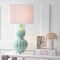 Jonathan Y Faye 28" Glass LED Table Lamp, Seafoam Green JYL5015A - alternate 6